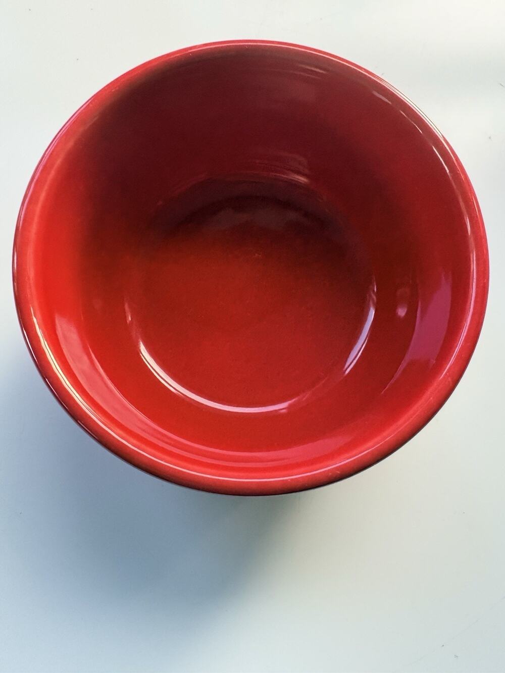 Homer Laughlin USA Fiesta Bright Red Gusto 24oz Bowls Dinnerware Cereal Soup 6x3